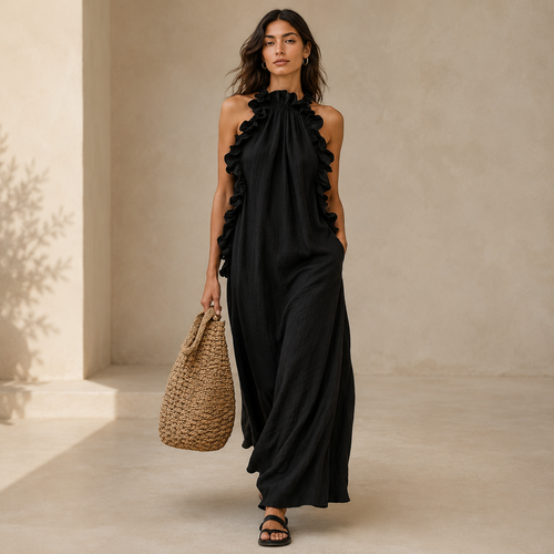 Gladys | Vestido Maxi con Bolsillos™