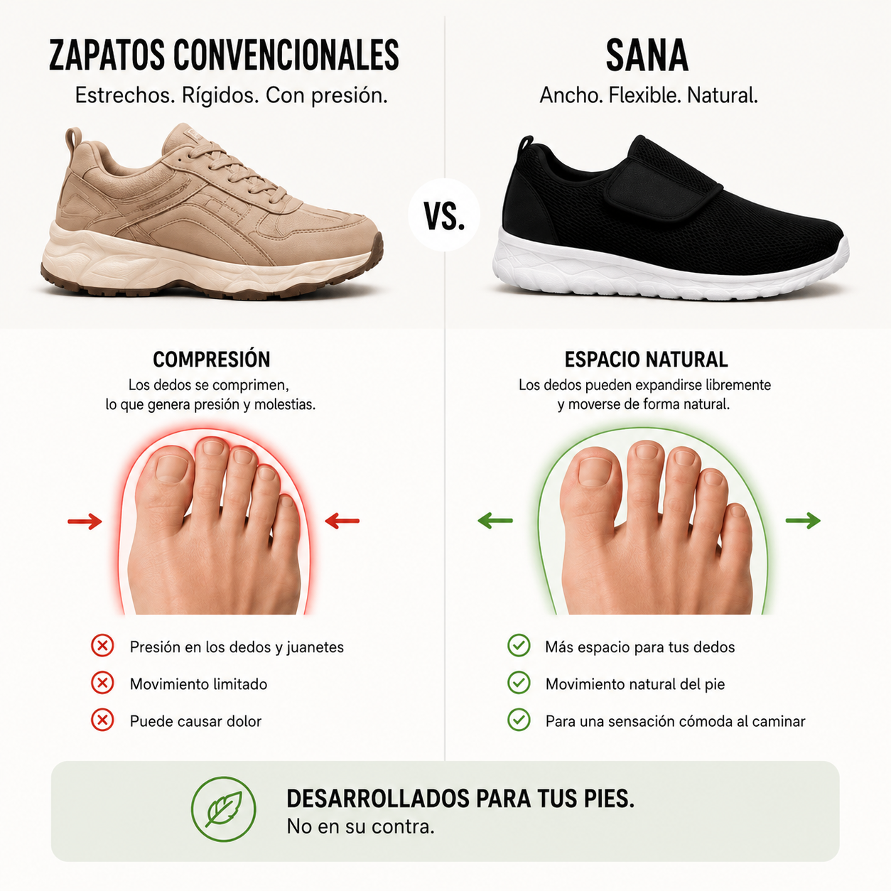 SANA – Más espacio. Menos presión.