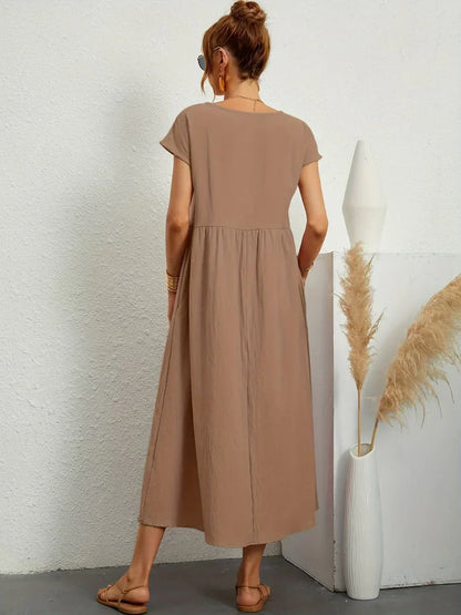 Gabriela | Vestido Medio Fluido de Elegancia Atemporal™