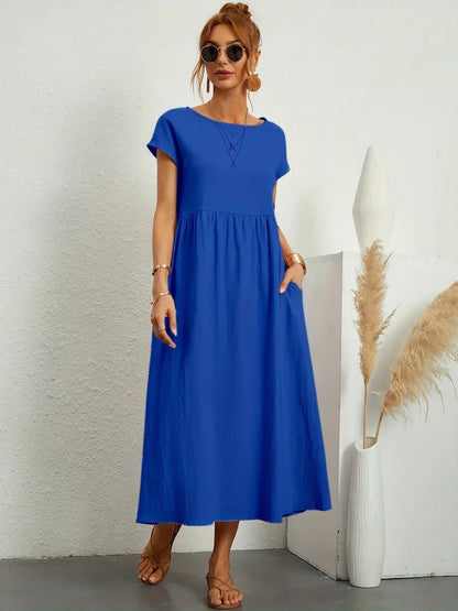 Gabriela | Vestido Medio Fluido de Elegancia Atemporal™