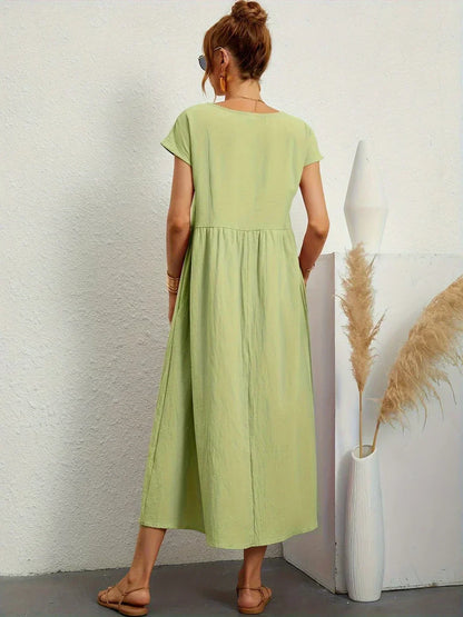 Gabriela | Vestido Medio Fluido de Elegancia Atemporal™