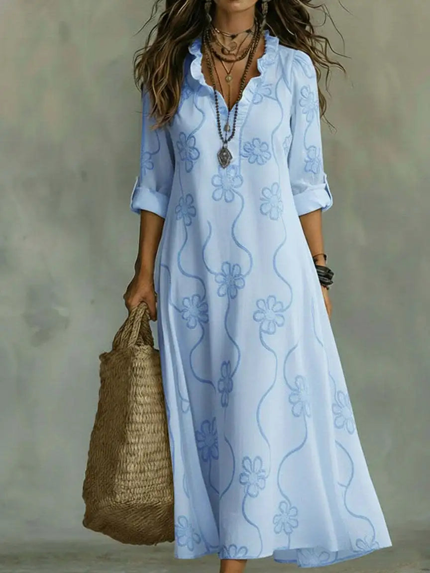 Sirena | Vestido Largo Floral de Verano™