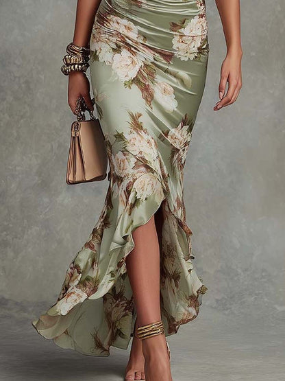Anastasia | Vestido Floral Satinado™