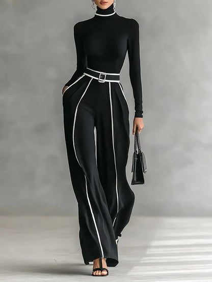 Lucía - Vestido negro imperial