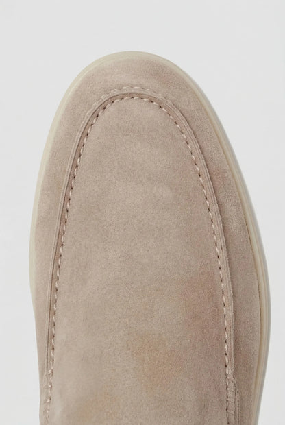 Yacht | Mocasines Destalonados de Ante Beige™