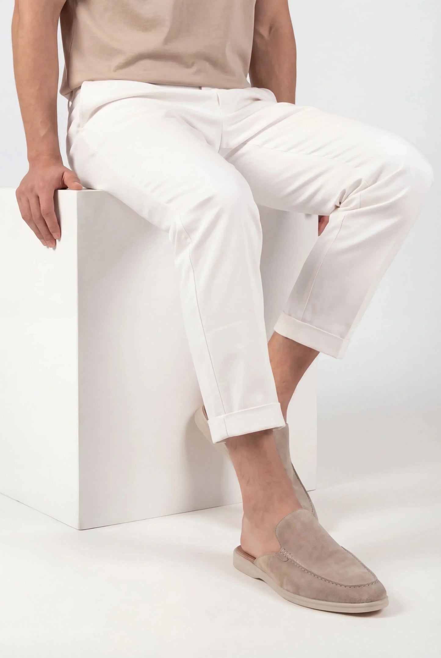 Yacht | Mocasines Destalonados de Ante Beige™