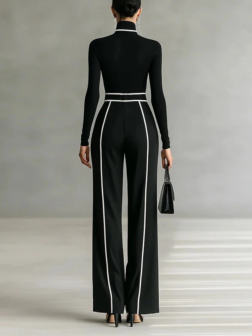 Lucía - Vestido negro imperial