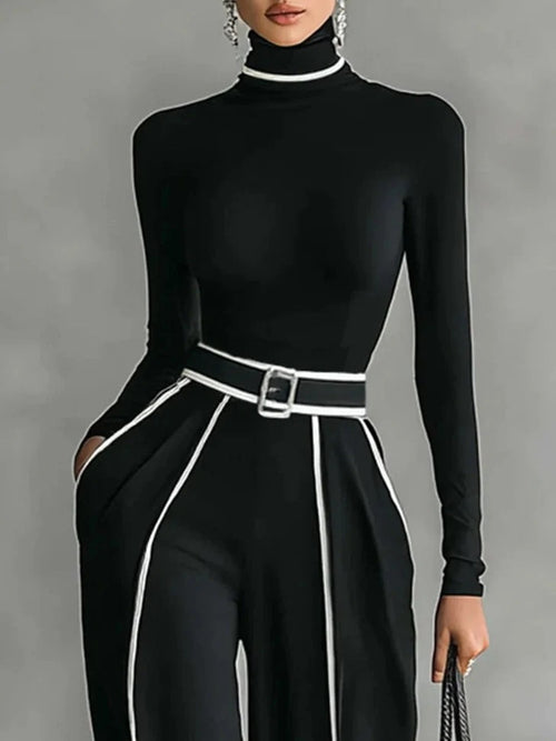 Lucía - Vestido negro imperial