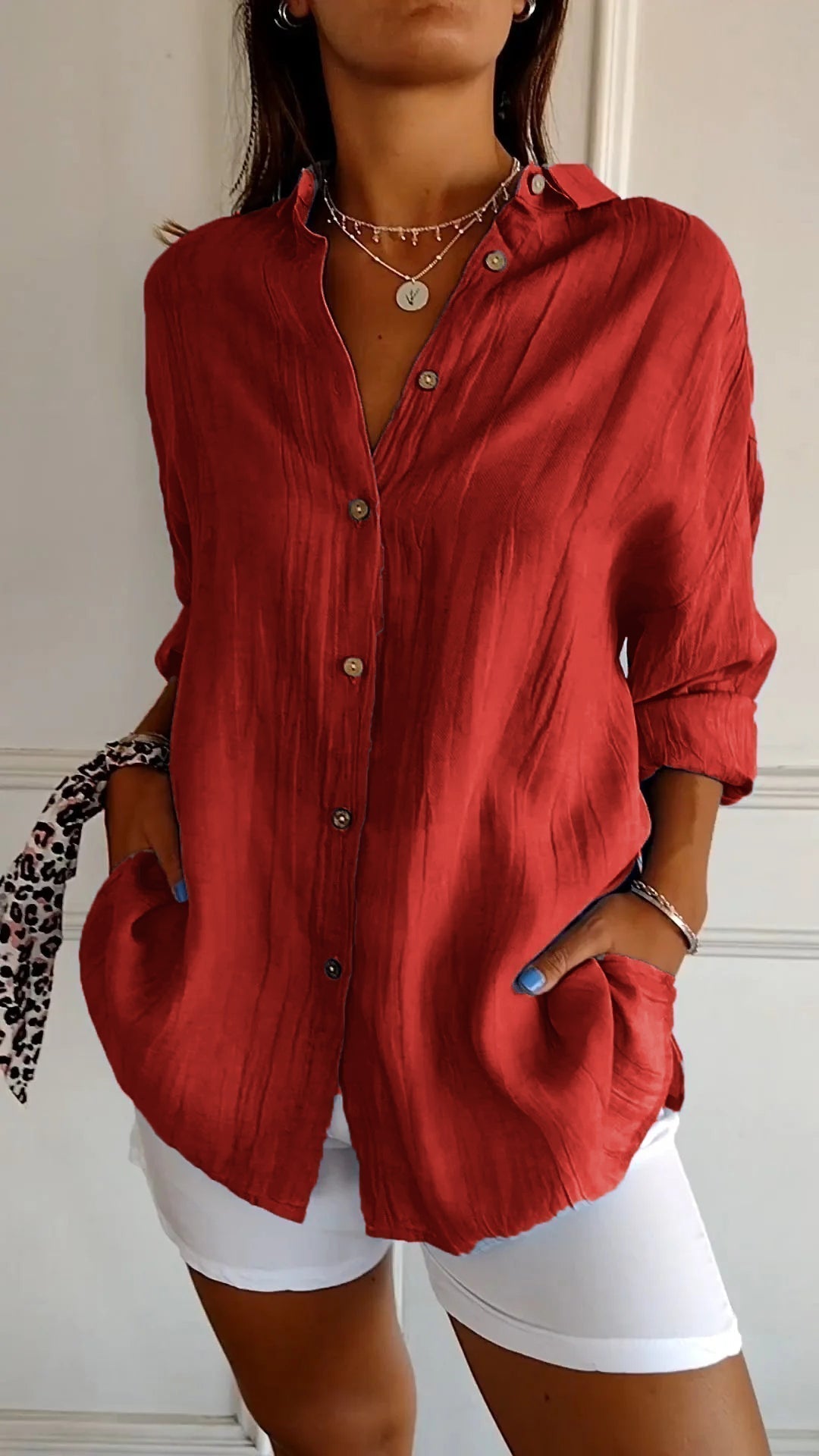 Amelia | Blusa Plisada™