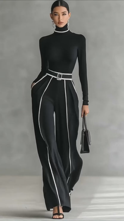 Lucía - Vestido negro imperial